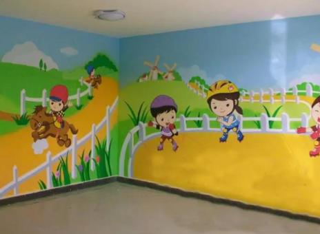 西充幼儿园墙体彩绘制作流程及注意事项